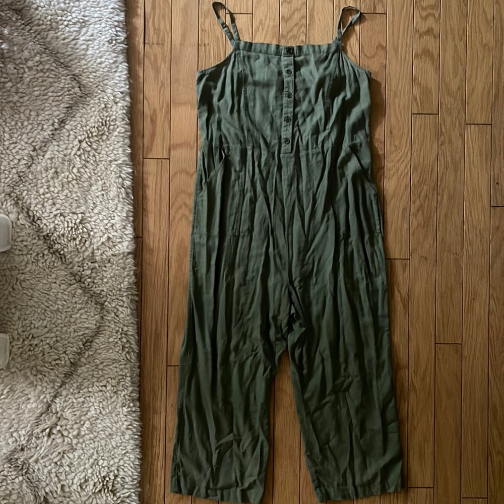 Old Navy Olive Green Jumpsuit